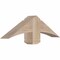 Ekena Millwork Bellingham Smooth Timber Gable Bracket, Douglas Fir, 36"W x 10"H x 5 1/2"D x 5 1/2"F, 7/12 Pitch GBW036X10X0606BEL00SDF - alternate 2